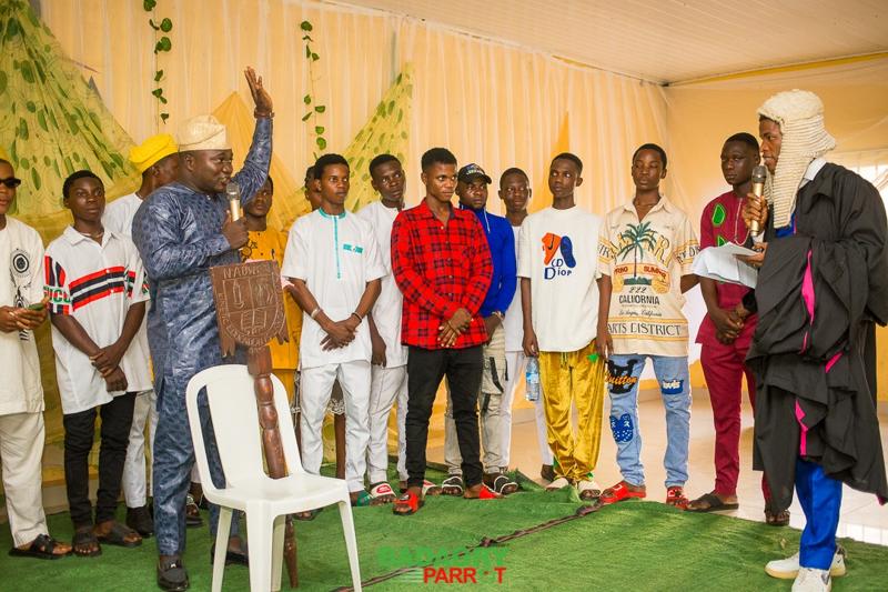 Swearing session of the parliamentary council