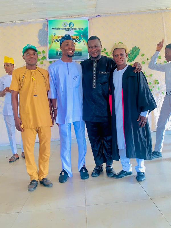 Picture with Comr. Brose Timothy